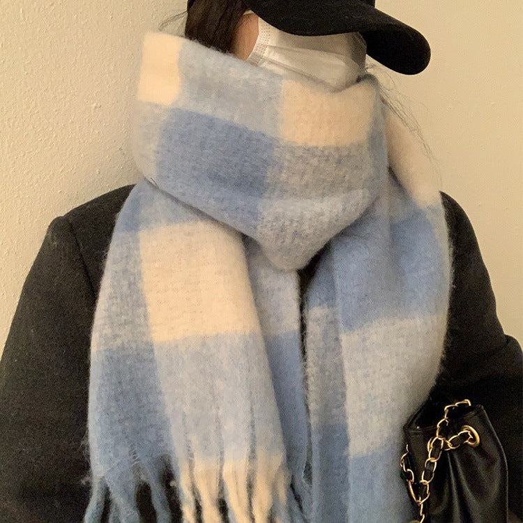 WarmVelvet Cashmere Muffler Scarf