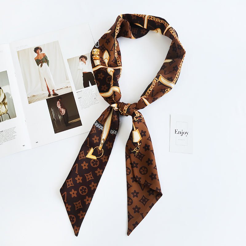 CrossKulture - RibbonFlair satin scarf knot style