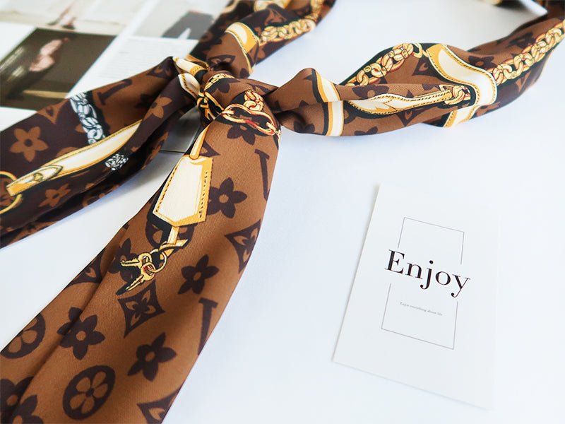 CrossKulture - RibbonFlair satin scarf edges