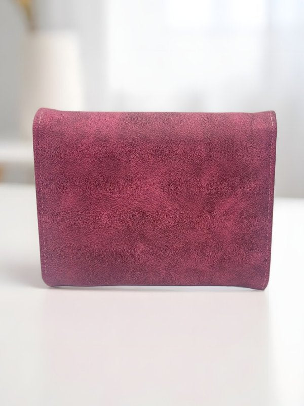 CrossKulture - HappyCrush lightweight small wallet in hand back view