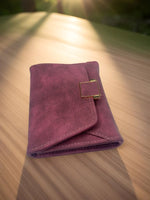CrossKulture - HappyCrush lightweight small wallet in hand side view