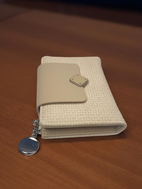 CrossKulture - MiniCrush lightweight small wallet in hand side view