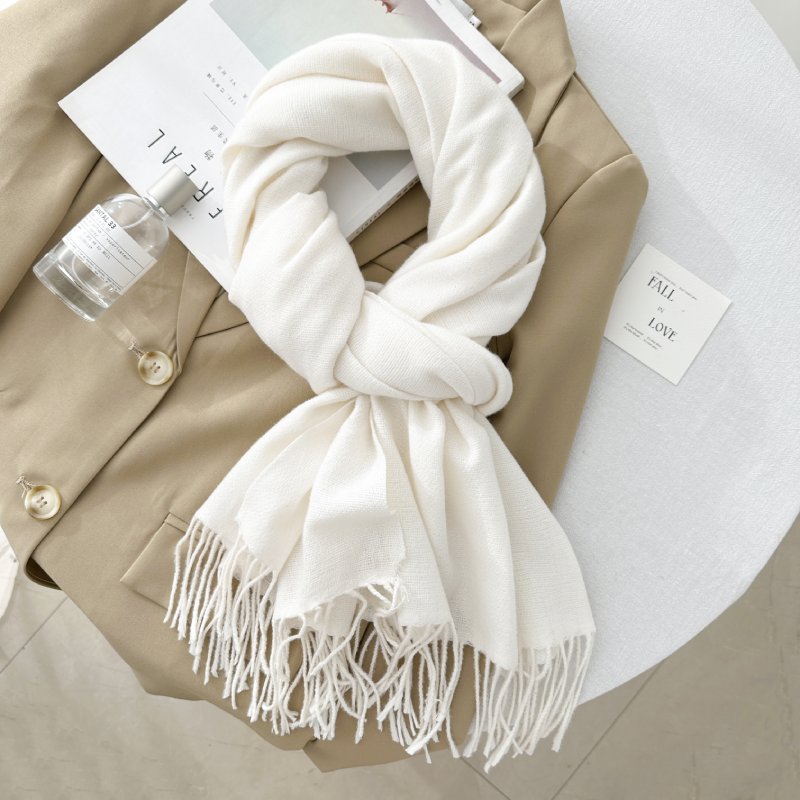SoftFrost Premiun Cashmere Solid Scarf