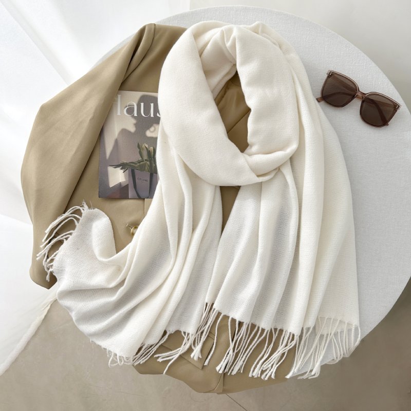 SoftFrost Premiun Cashmere Solid Scarf