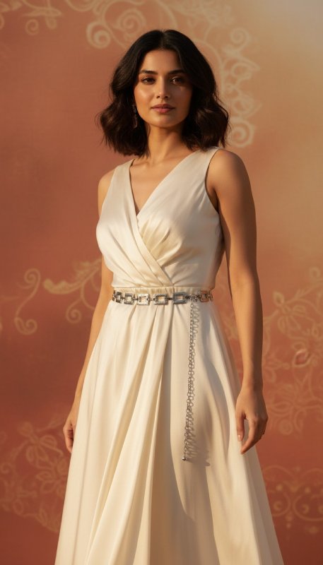 BoldBling Silver Women Metal Bling Belt