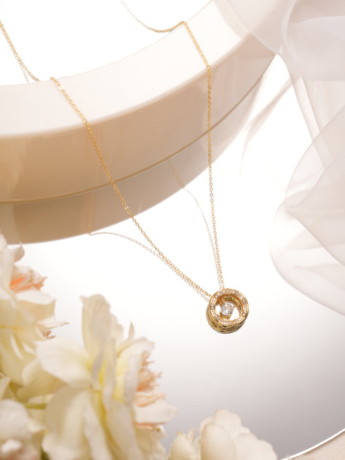 MajesticMuse Necklace Pendant Gold
