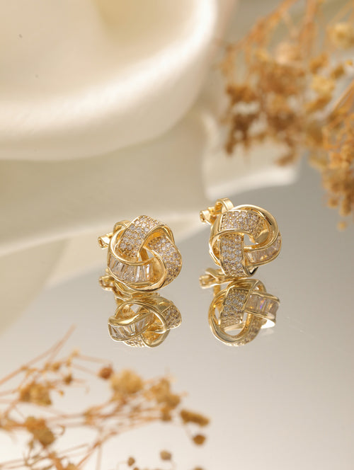 PrestigeGlow Ear Stud Single Gold