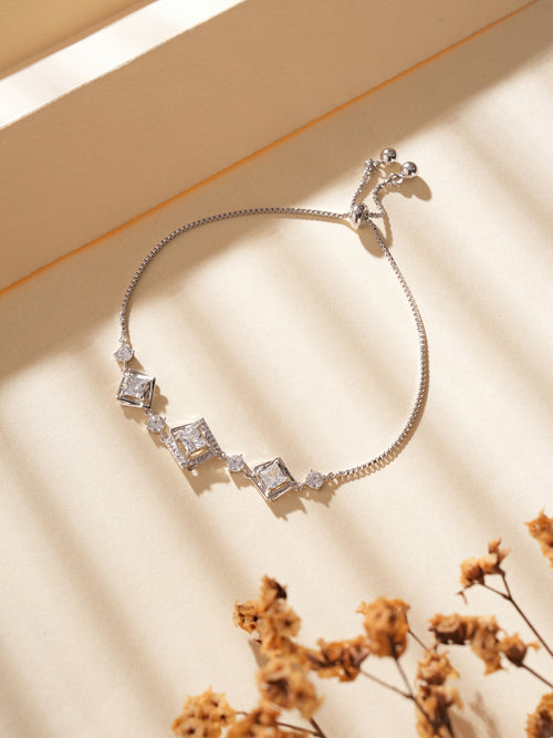 CharmCanvas Chain Bracelet Silver