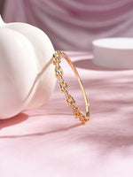 VelvetGlow Bangle Bracelet Gold