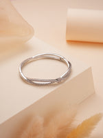 RadiantMuse Bangle Bracelet Silver