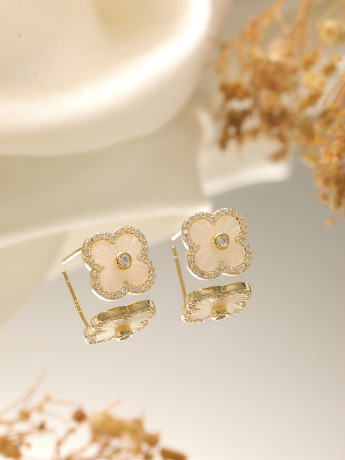AuraFoundry Ear Stud Single Gold