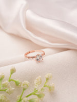 CrystalCrest Ring Rose Gold