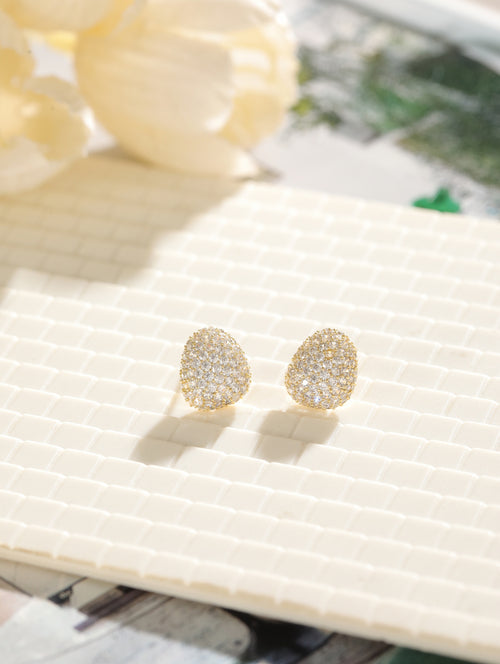 LuxeOrbit Ear Stud Single Gold