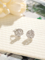 StarlitGlow Ear Stud Single Silver