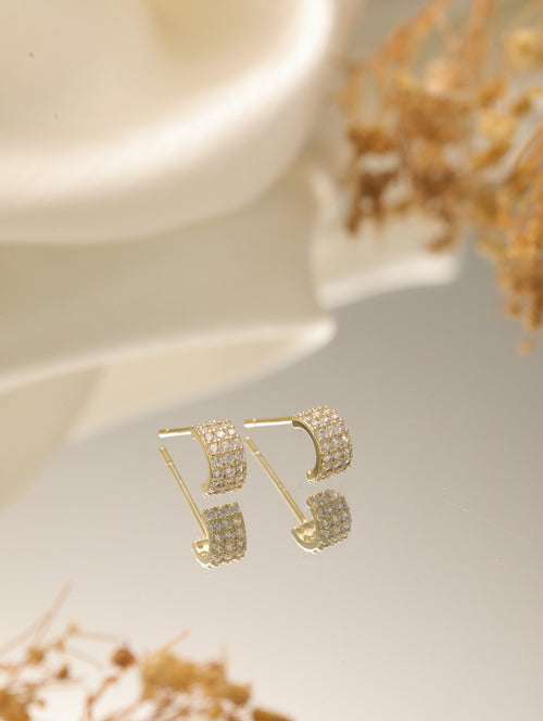 GraceGleam Ear Stud Single Gold