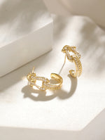 OpalBloom Ear Stud Single Gold