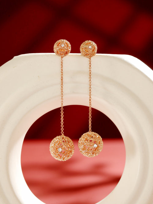 GleamHouse Ear Drop RoseGold