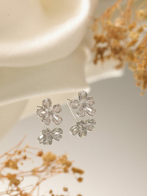 TwilightGem Ear Stud Single Silver