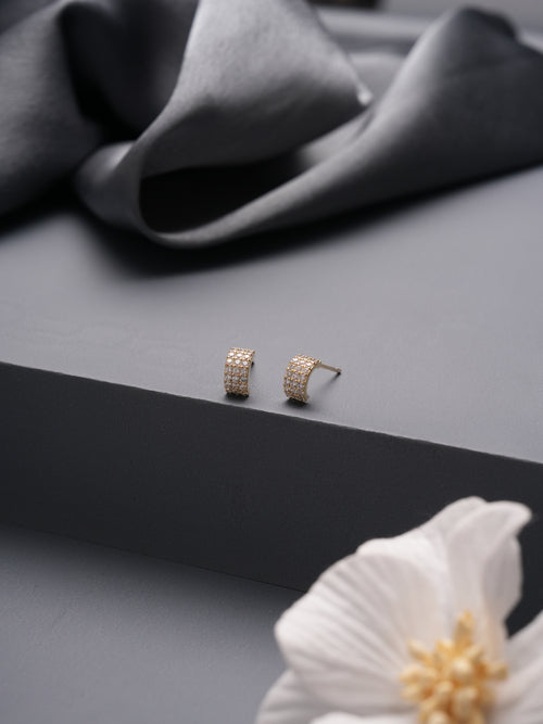 GraceGleam Ear Stud Single Gold