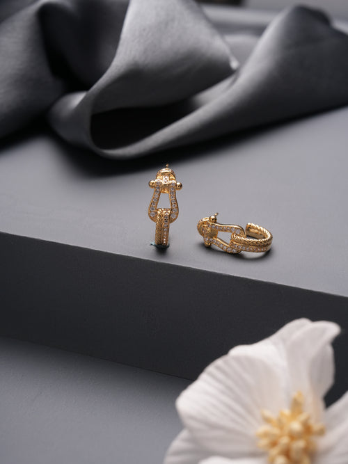 OpalBloom Ear Stud Single Gold