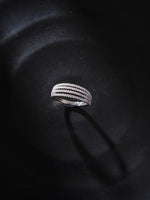 ShimmerStone Ring Silver