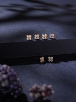 VogueVault Ear Stud Combo Gold