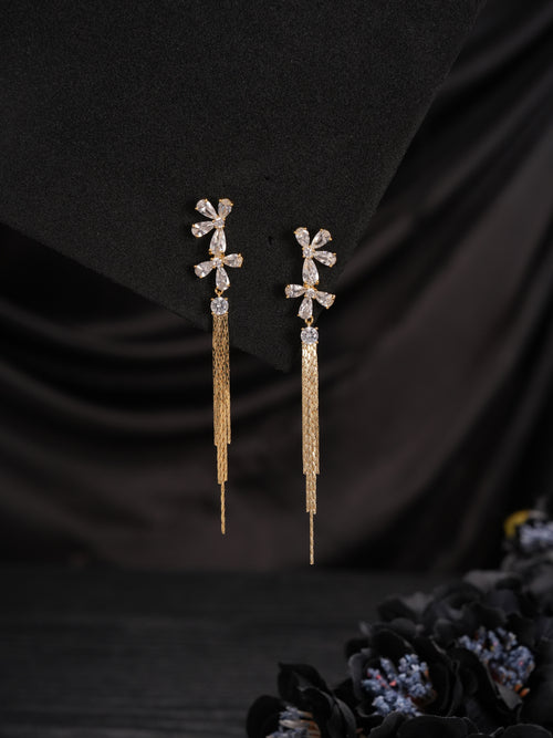 FloraLustre Ear Drop Gold