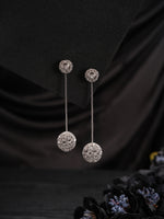 TrendAura Ear Drop Silver
