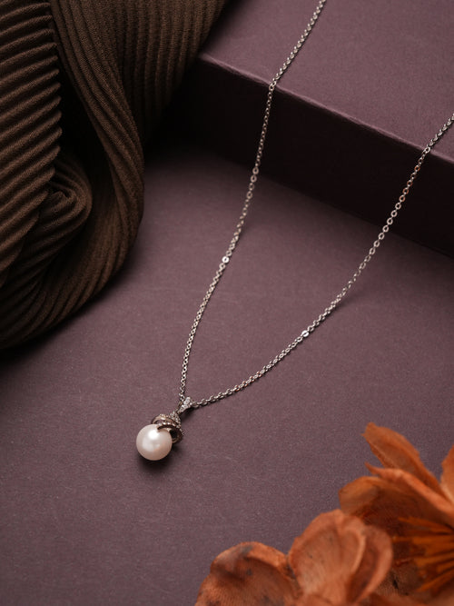 PrestigePearl Necklace Pendant Silver