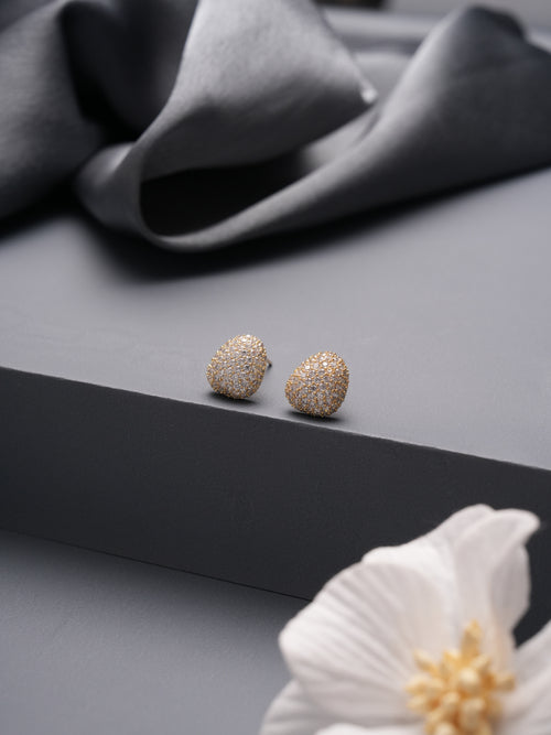 LuxeOrbit Ear Stud Single Gold