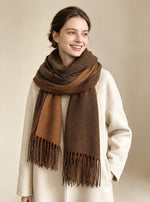 TwinTones Reversible Solid Cashmere Scarf