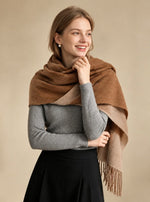 DoubleDrape Reversible Solid Cashmere Scarf