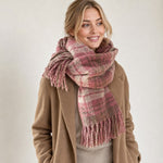 FrostCheck Cashmere Checkered Scarf