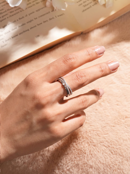 StellarShine Ring Silver