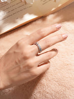 AuraGleam Ring Silver