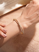 GleamStory Bangle Bracelet Gold