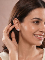 EmberShine Ear Stud Single Silver