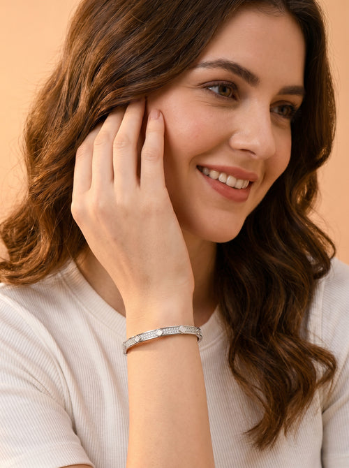 UrbanShine Bangle Bracelet Silver
