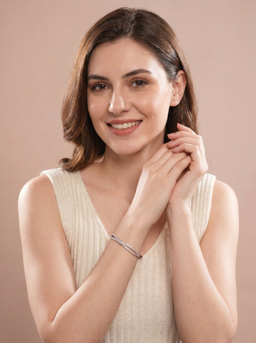 RadiantMuse Bangle Bracelet Silver