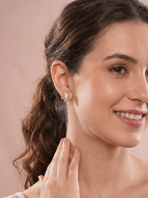 PearlPoise Ear Stud Single Gold