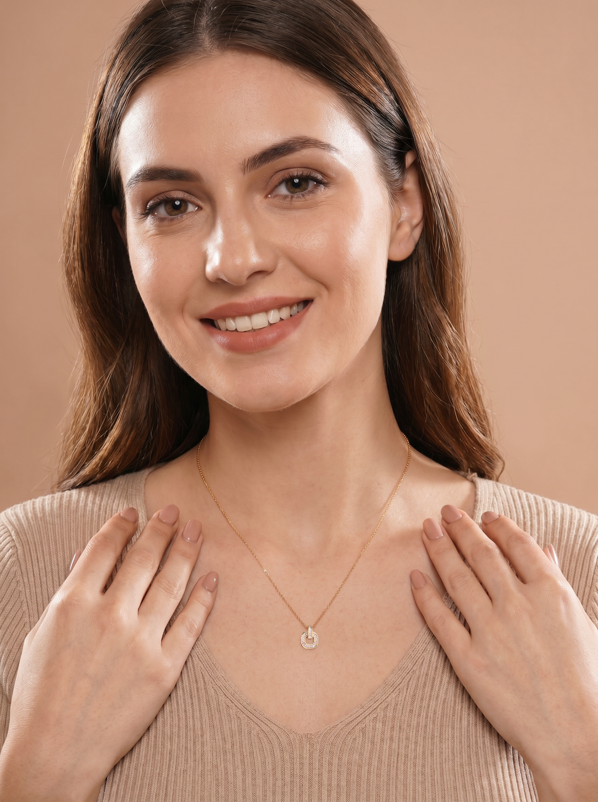 IconGlow Necklace Pendant Gold