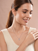AuraLuxe Necklace Pendant Silver