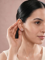 GlowVerse Ear Stud Combo Silver