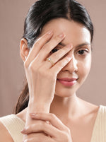BlushHalo Ring Gold