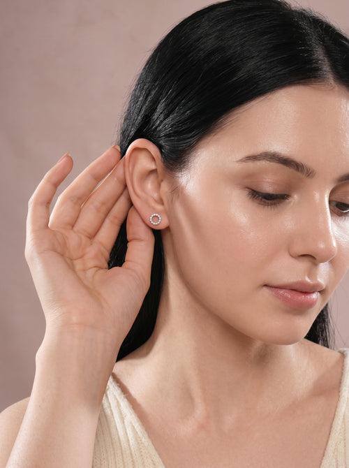 NovaCharm Ear Stud Combo Gold