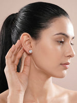 LunaLustre Ear Stud Single Silver