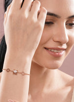 BlushBloom Chain Bracelet RoseGold