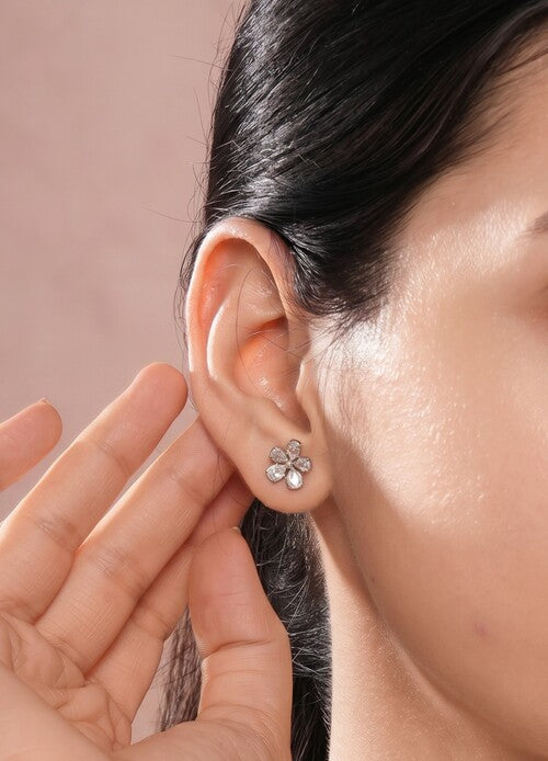 TwilightGem Ear Stud Single Silver