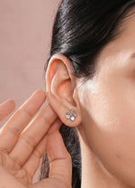 TwilightGem Ear Stud Single Silver