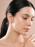ModaMetal Ear Stud Combo Silver